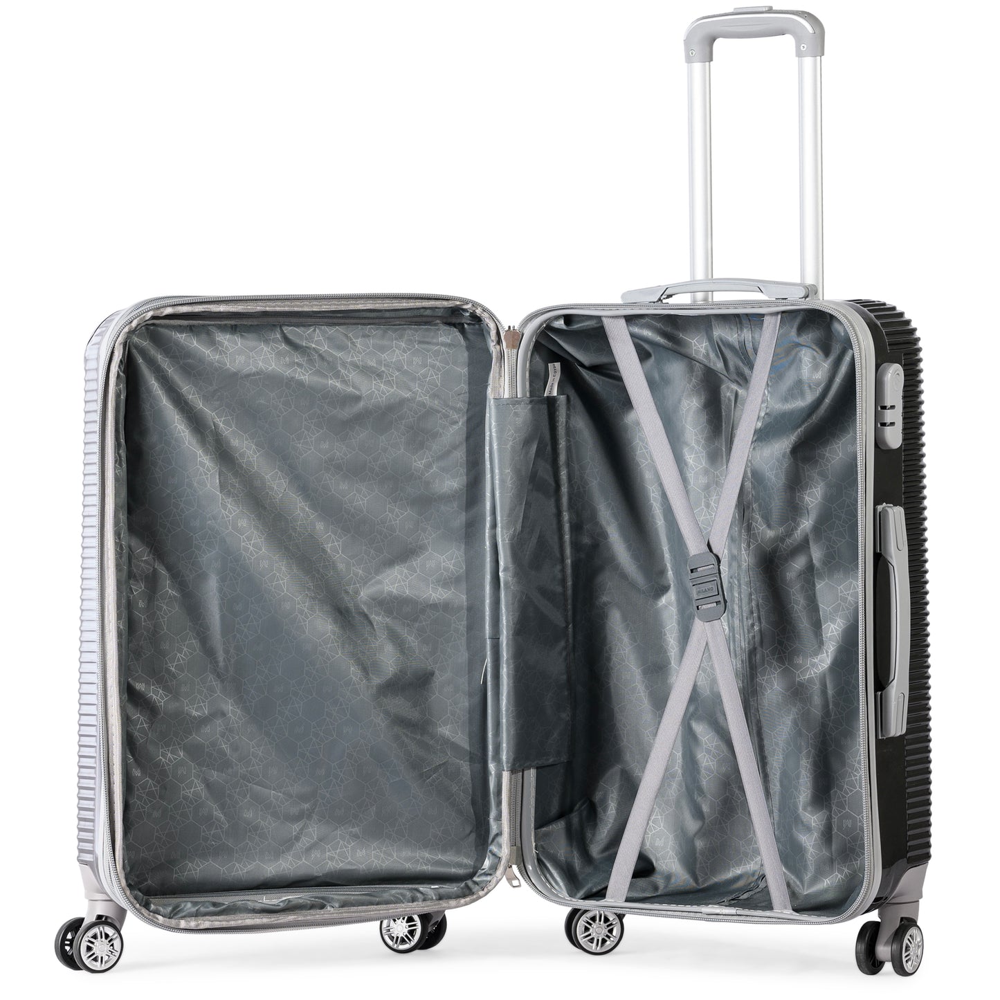 PALACE -Complete Luggage Set 3 Piece -PC(Black)