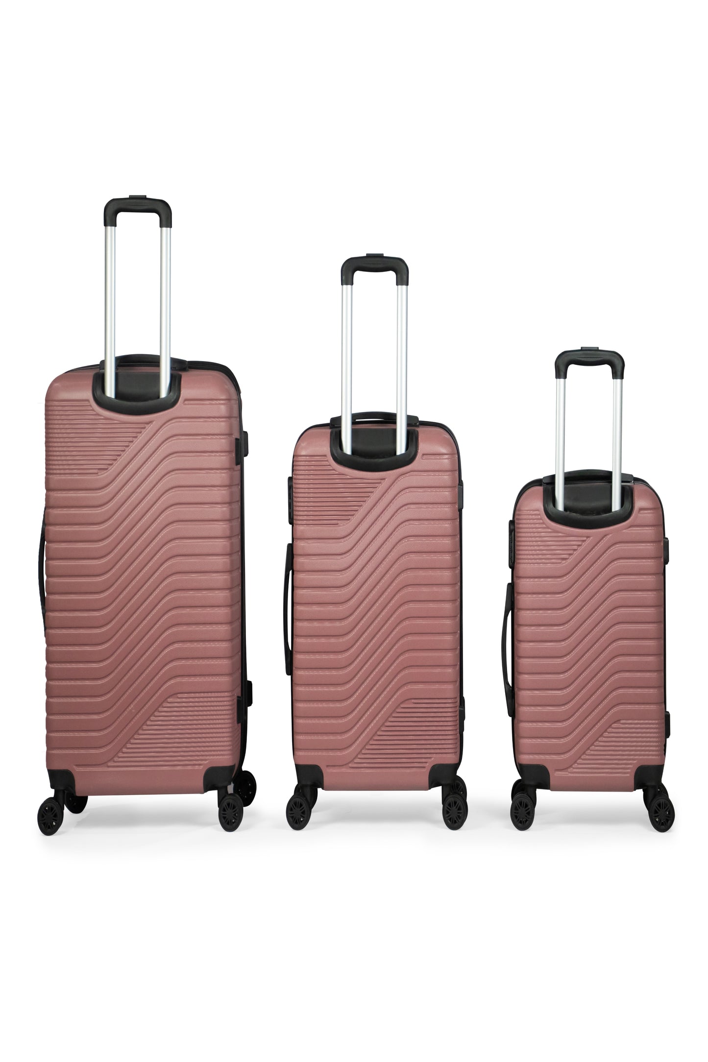 SINTRA -Complete Luggage Set 3 Piece -ABS(Rose gold)