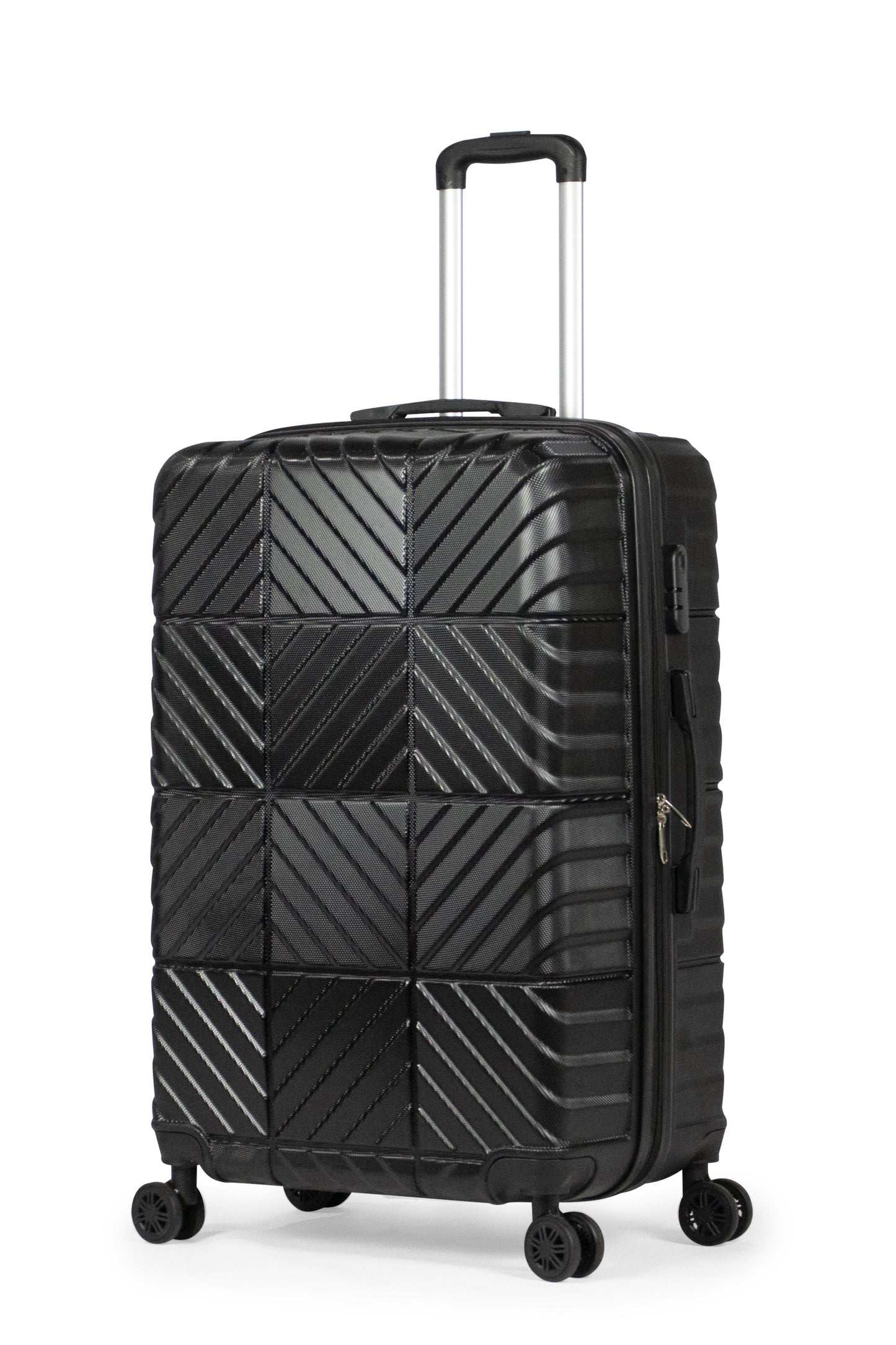 RUM -Complete Luggage Set 3 Piece -ABS (Black)