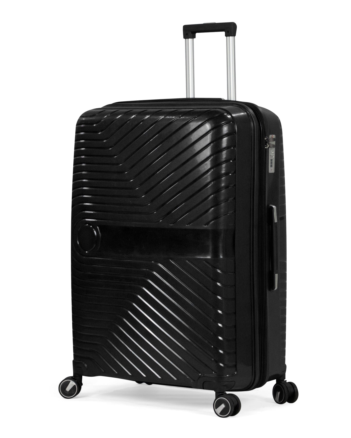 TAJ- Comlpete Luggage Set 3 Piece -UNBREAKABLE PP(Black)