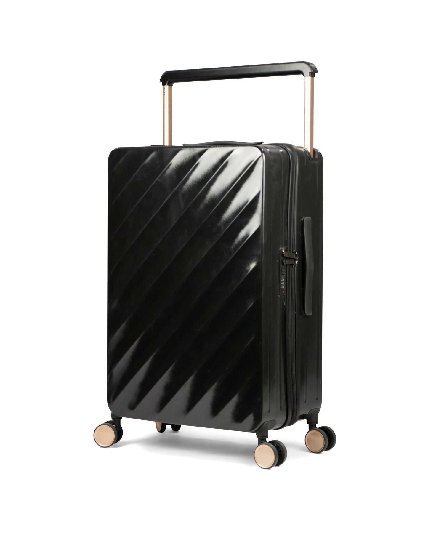 HAVANA -Wide Trolley Complete Luggage Set 2 Pieces - PC (Black)