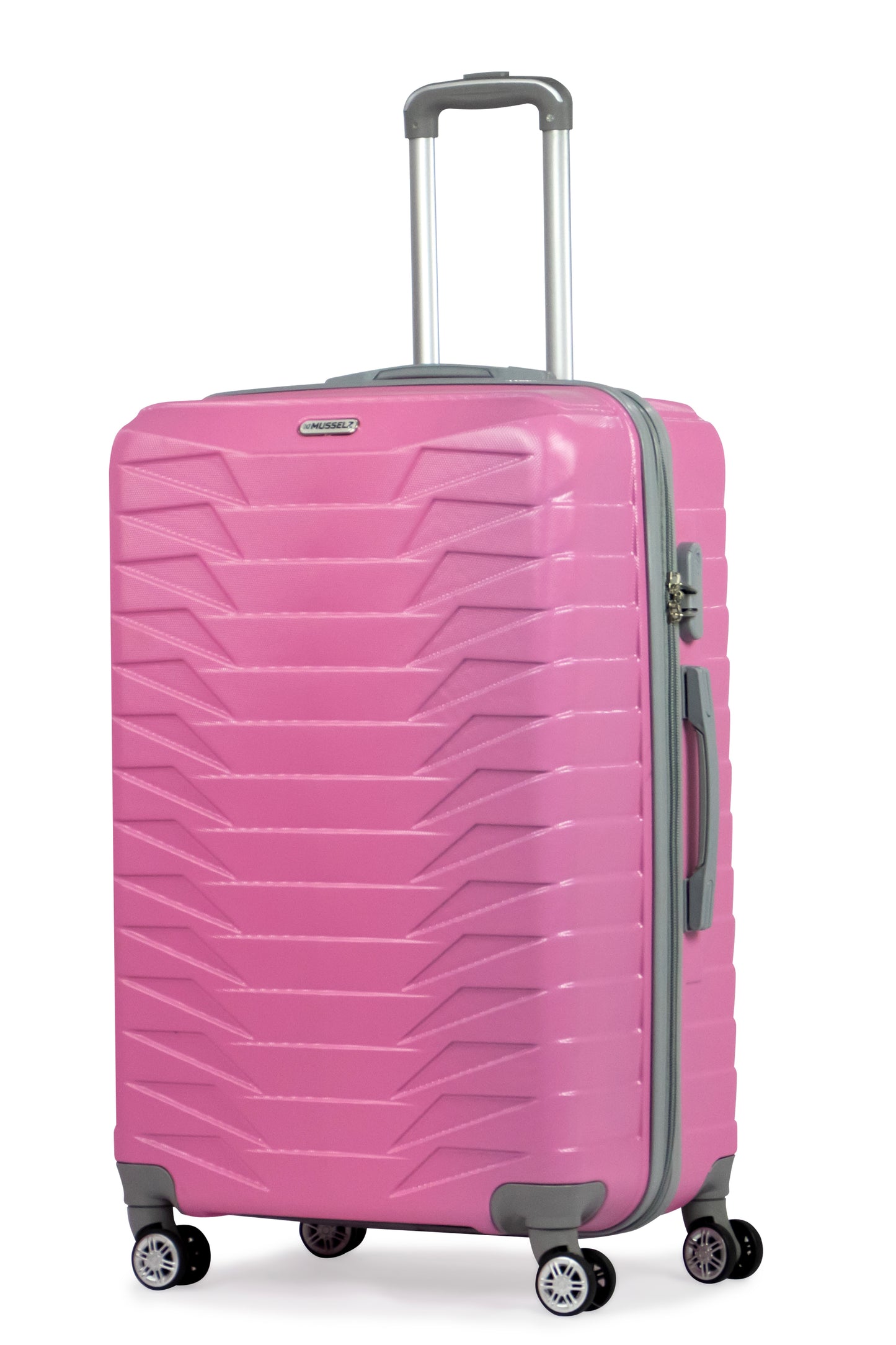 LOUVRE -Complete Luggage Set 3 Piece -ABS(Pink)