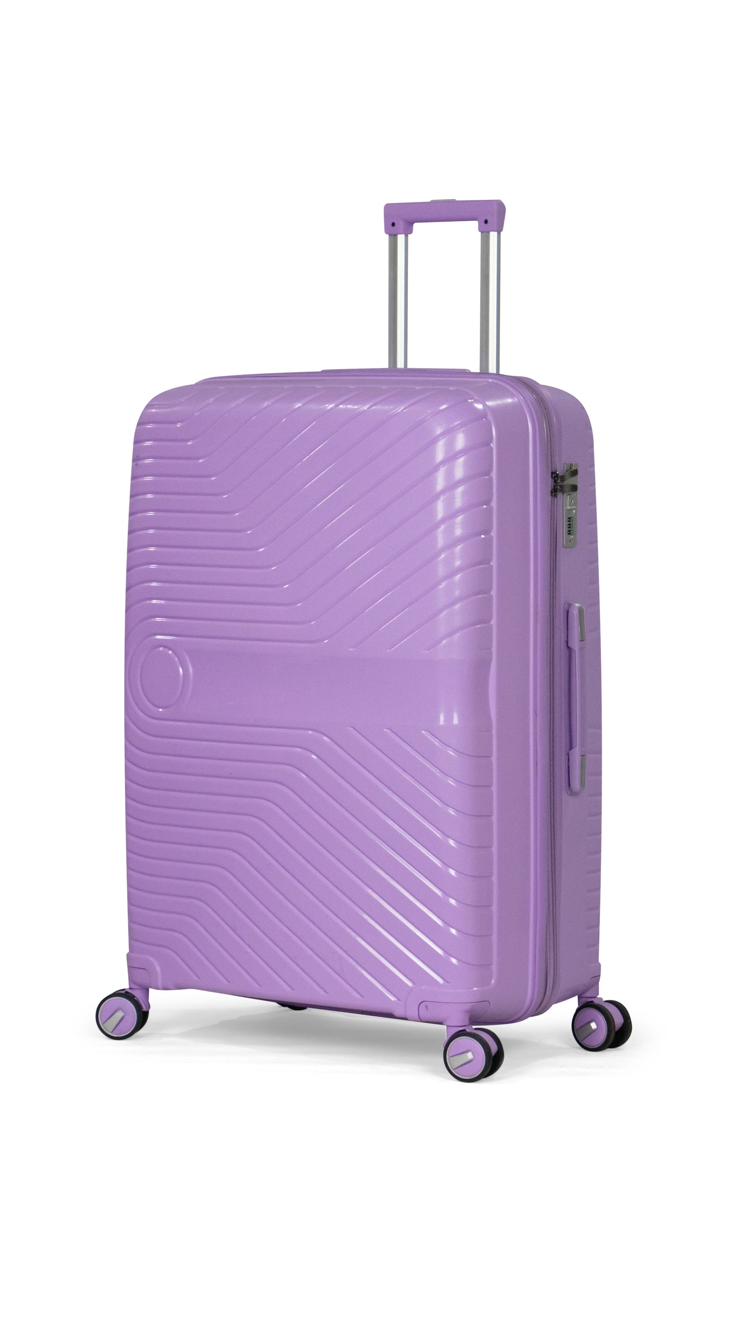 TAJ- Comlpete Luggage Set 3 Piece -UNBREAKABLE PP(purple)