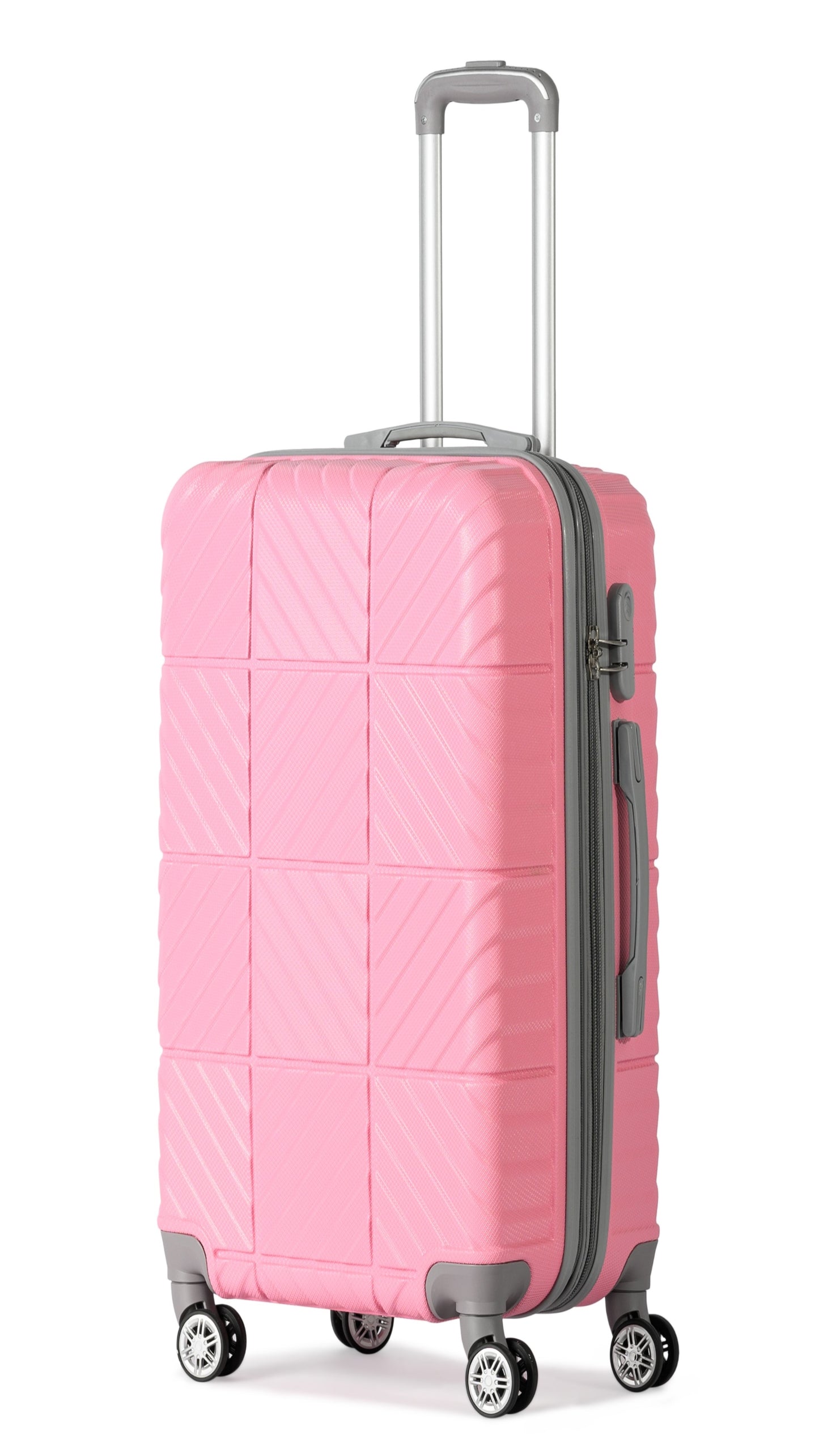 PETRA -Complete Luggage Set 4 Piece -ABS(Pink)