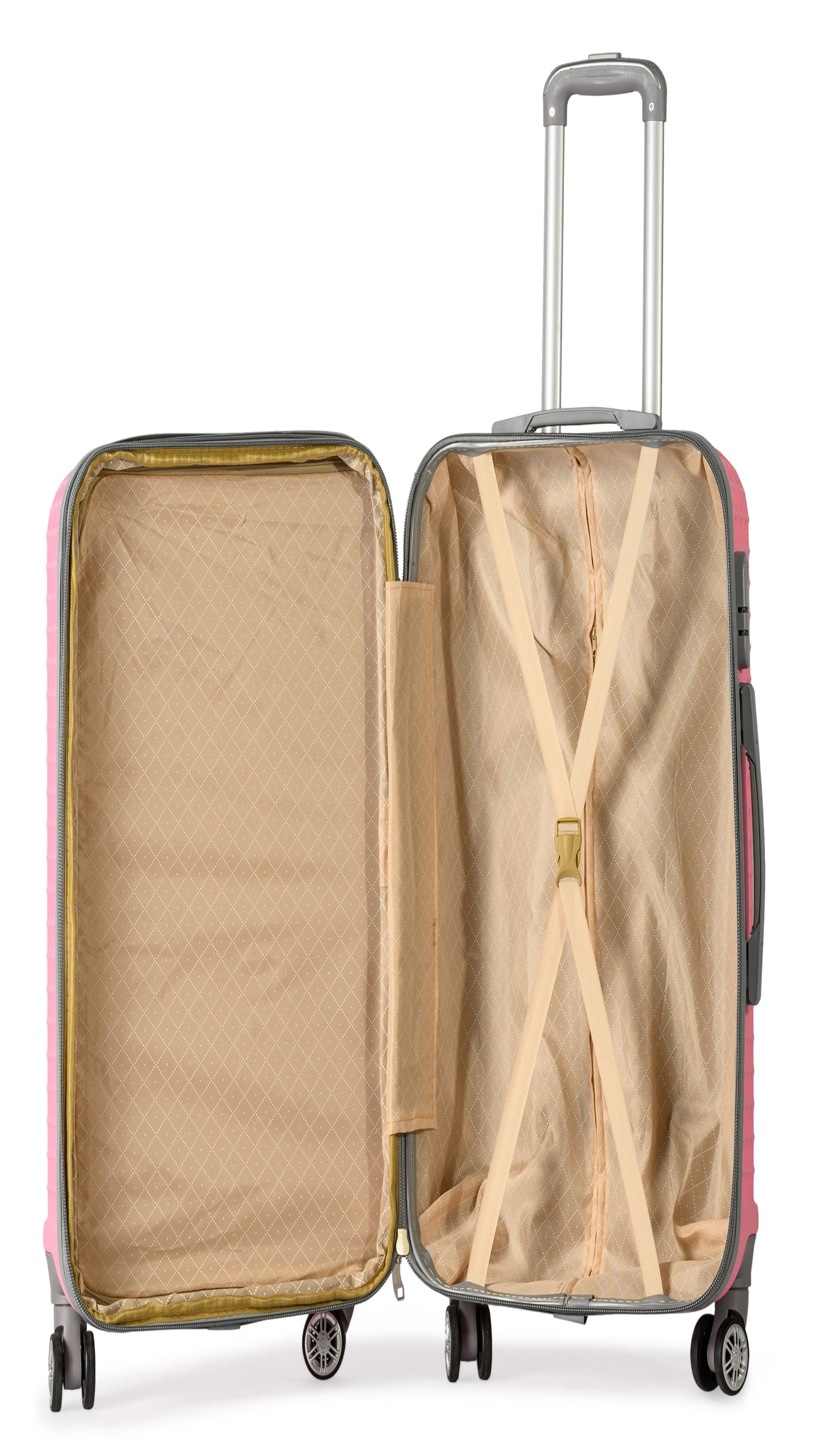 PETRONAS -Complete Luggage Set 6 Piece -ABS(Pink)