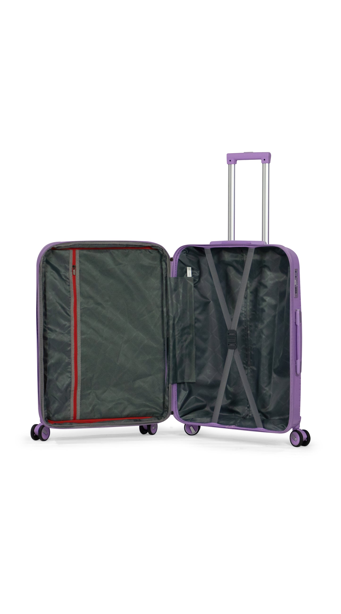 TAJ- Comlpete Luggage Set 3 Piece -UNBREAKABLE PP(purple)