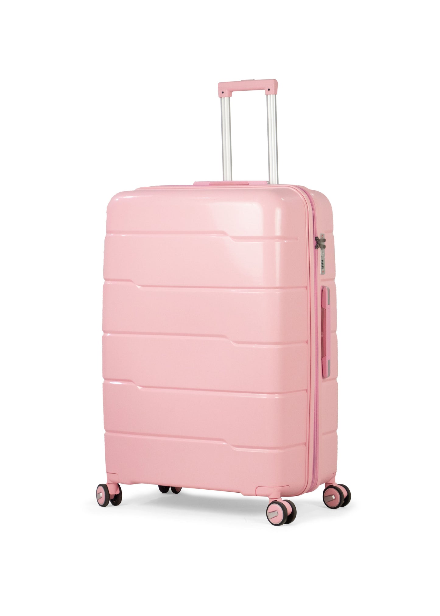 KILIMANJARO - Complete Luggage Set 3 Piece -UNBREAKABLE PP(Pink)