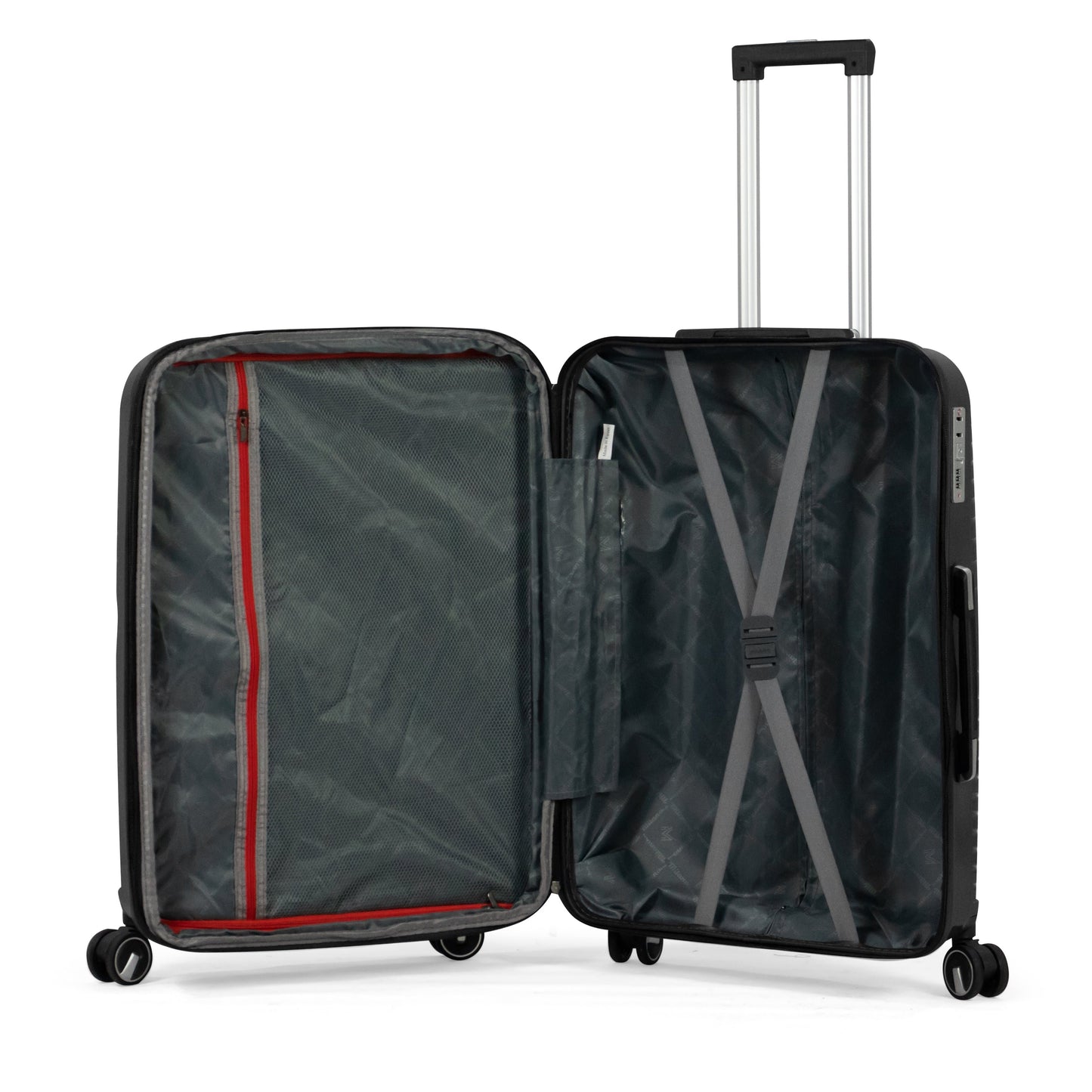 TAJ- Comlpete Luggage Set 3 Piece -UNBREAKABLE PP(Black)