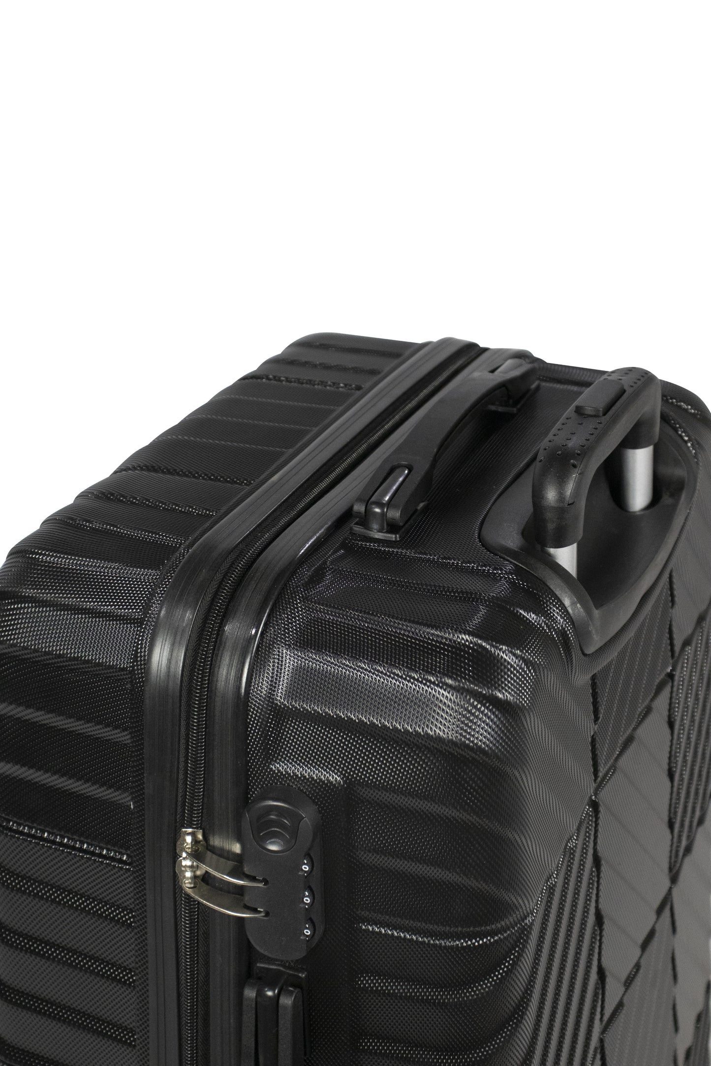RUM -Complete Luggage Set 3 Piece -ABS (Black)