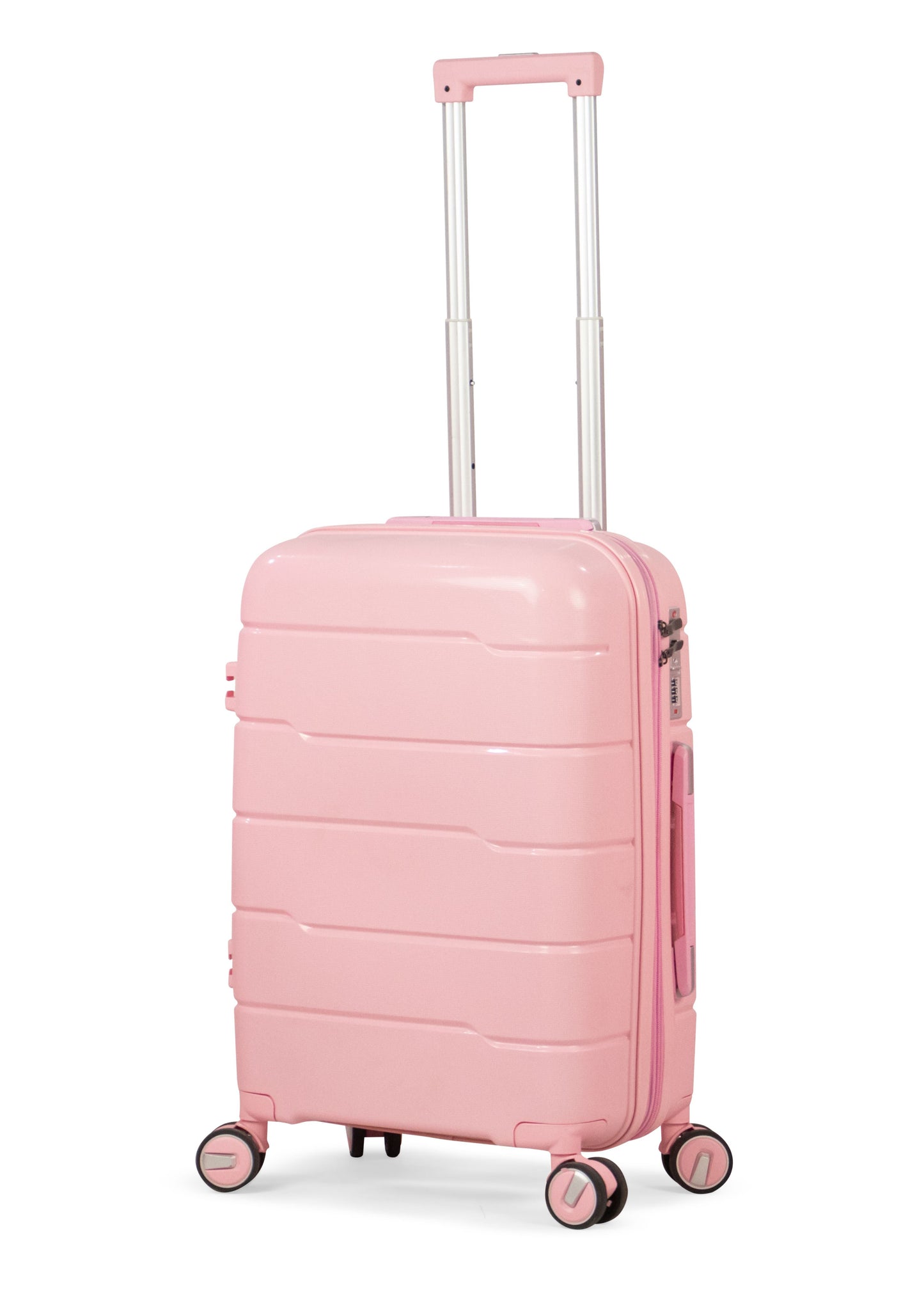 KILIMANJARO - Complete Luggage Set 3 Piece -UNBREAKABLE PP(Pink)