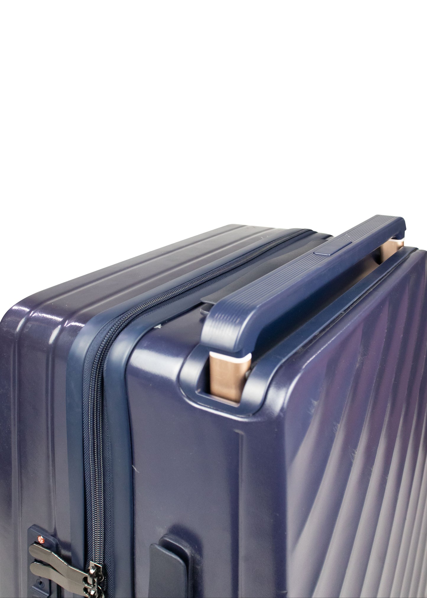 HAVANA -Wide Trolley Complete Luggage Set 2 Pieces - PC (Navy Blue)