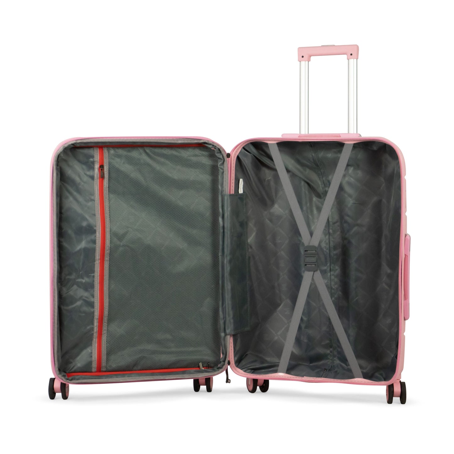 KILIMANJARO - Complete Luggage Set 3 Piece -UNBREAKABLE PP(Pink)