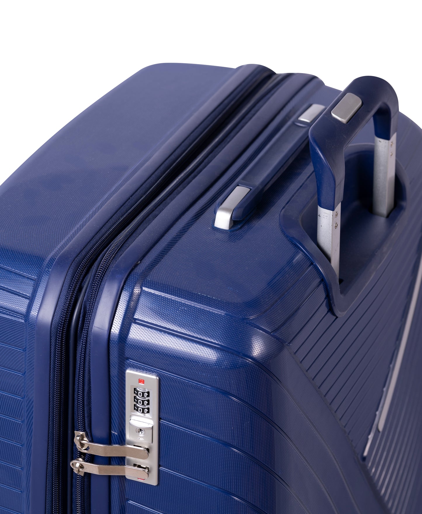 PYRAMID - Comlpete Luggage Set 3 Piece -UNBREAKABLE PP(Blue)