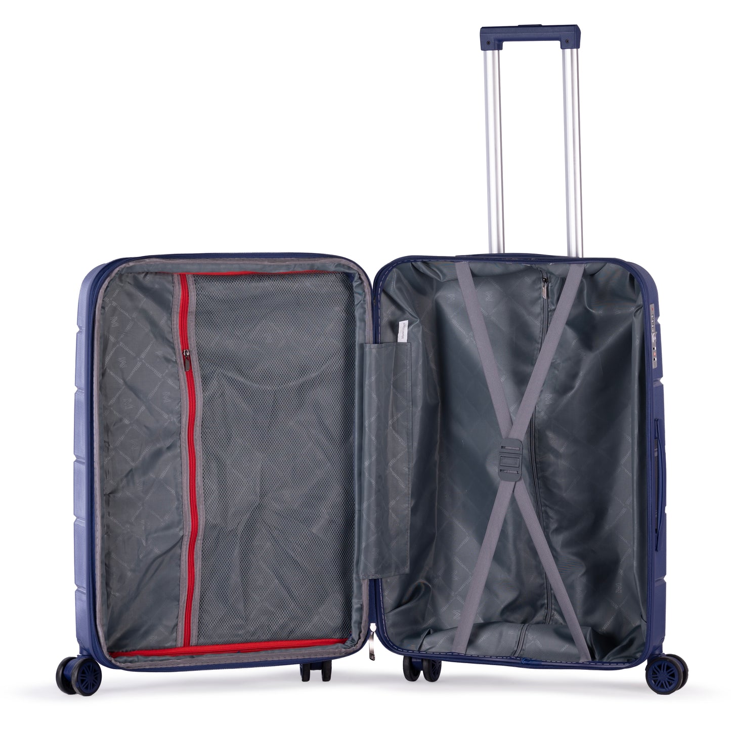 KILIMANJARO - Complete Luggage Set 3 Piece -UNBREAKABLE PP(Blue)