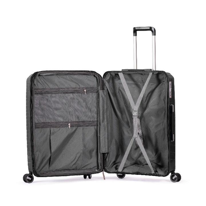 PYRAMID UNBREAKABLE Luggage - with spinner wheels - 70 cm(Medium)