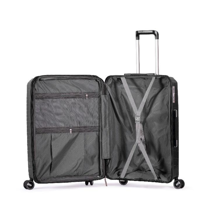 PYRAMID UNBREAKABLE Luggage - with spinner wheels - 60 cm(Small)