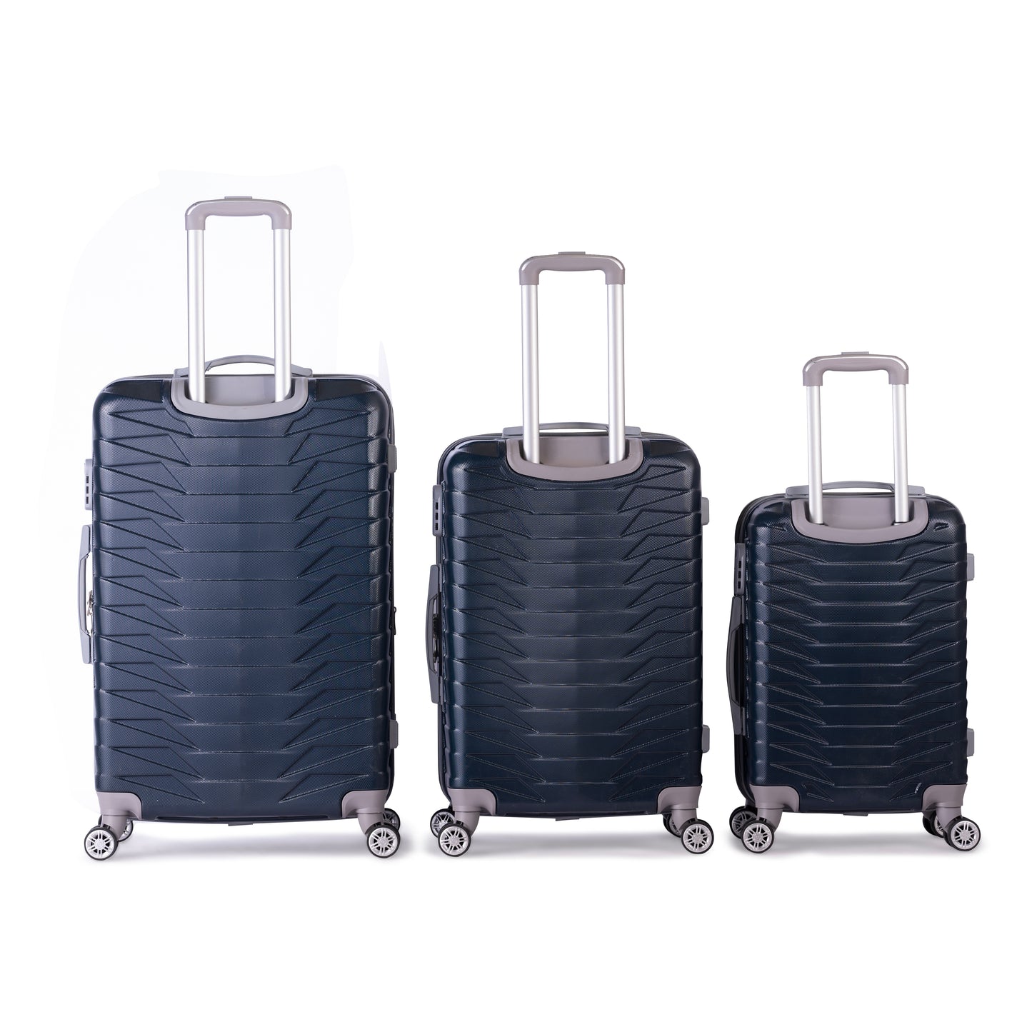 LOUVRE -Complete Luggage Set 3 Piece -ABS(Blue)
