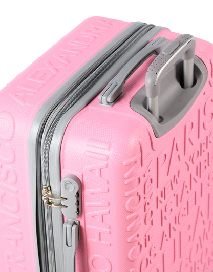RIO -Complete Luggage Set 3 Piece -ABS(Pink)