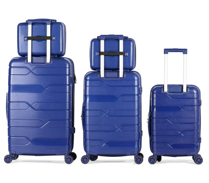 SPHINX - Complete Luggage Set 5 Piece -UNBREAKABLE PP(Blue)