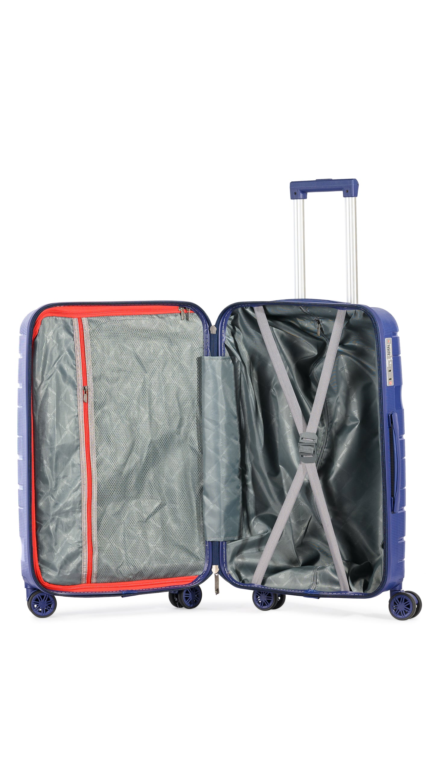 SPHINX - Complete Luggage Set 5 Piece -UNBREAKABLE PP(Blue)