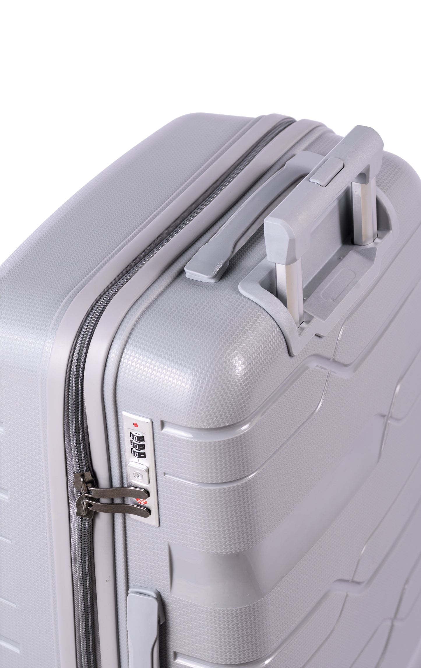 SPHINX - Complete Luggage Set 5 Piece -UNBREAKABLE PP(Silver)