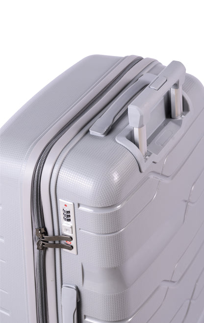 SPHINX - Complete Luggage Set 5 Piece -UNBREAKABLE PP(Silver)