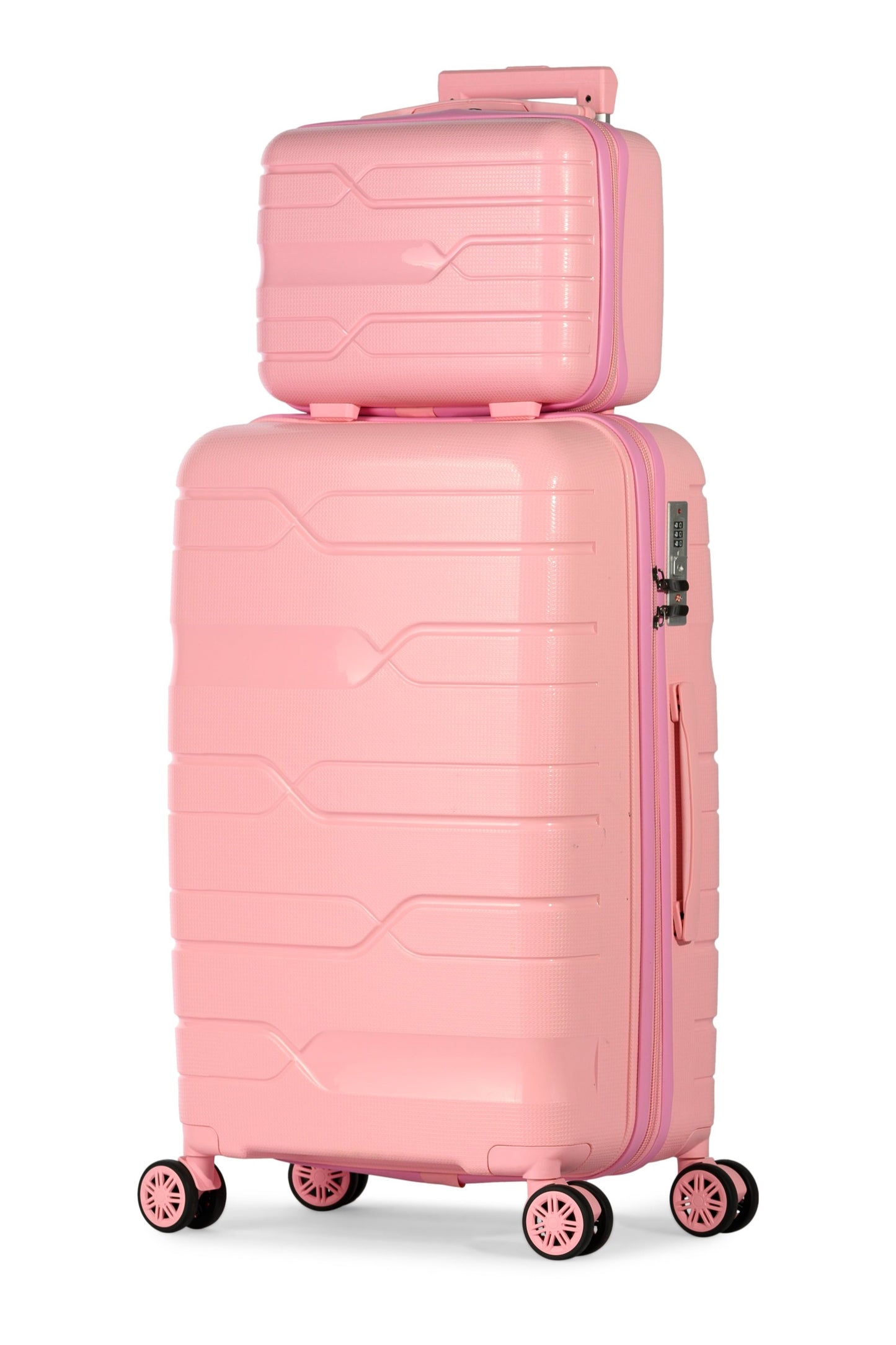 SPHINX - Complete Luggage Set 5 Piece -UNBREAKABLE PP(Pink)