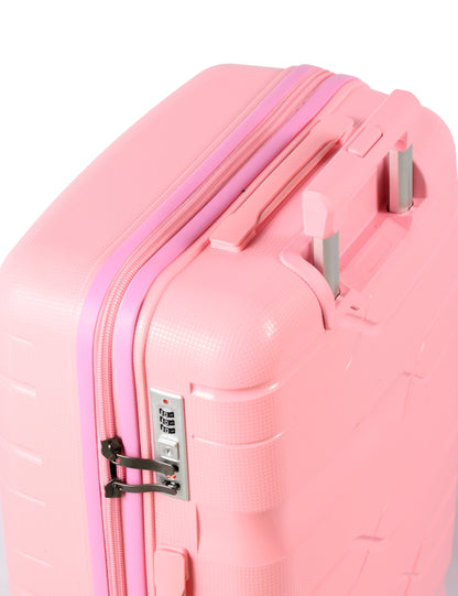 SPHINX - Complete Luggage Set 5 Piece -UNBREAKABLE PP(Pink)