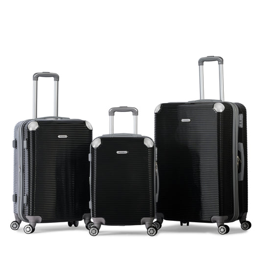 PALACE -Complete Luggage Set 3 Piece -PC(Black)