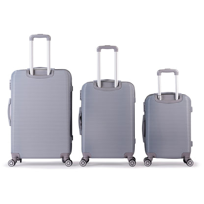 PALACE -Complete Luggage Set 3 Piece -PC(silver)