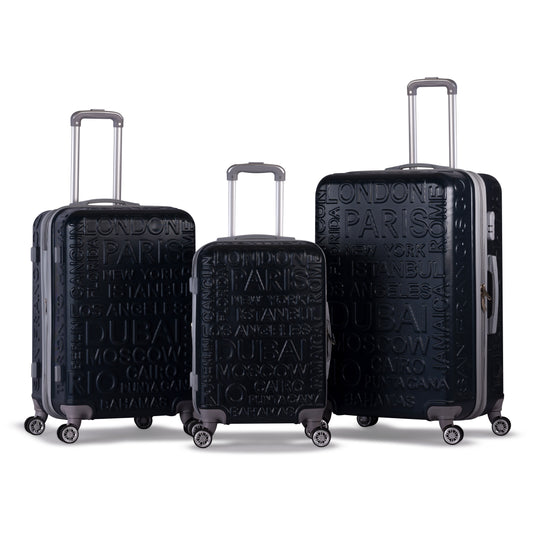 RIO -Complete Luggage Set 3 Piece -ABS(Blue)