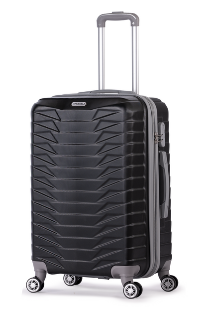 Luggage - LOUVRE- with spinner wheels - 68 cm - BLACK (medium)