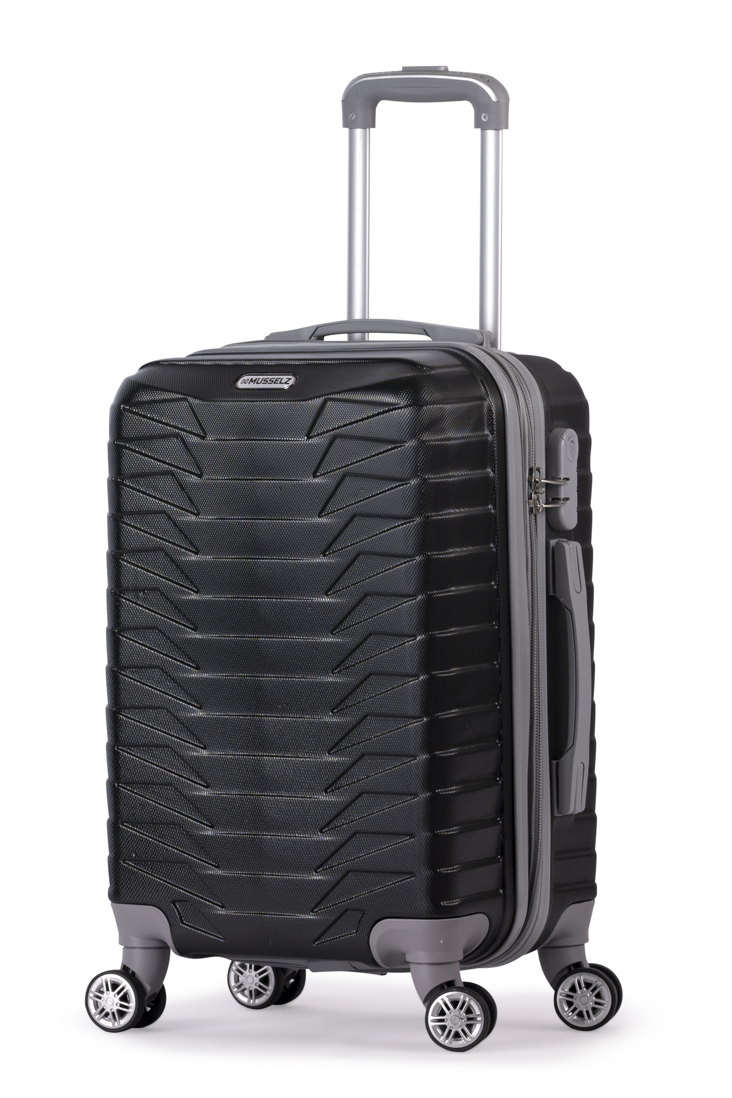 Luggage - LOUVRE- with spinner wheels - 58 cm - BLACK ( small)