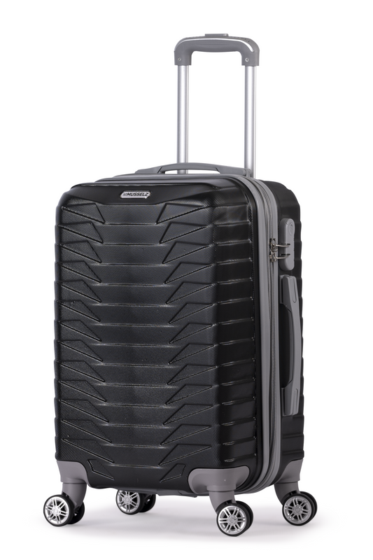 Luggage - LOUVRE- with spinner wheels - 58 cm - BLACK ( small)