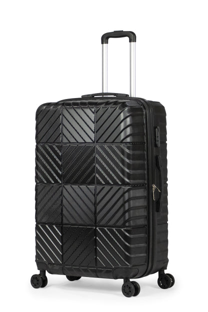 RUM -Complete Luggage Set 3 Piece -ABS (Black)