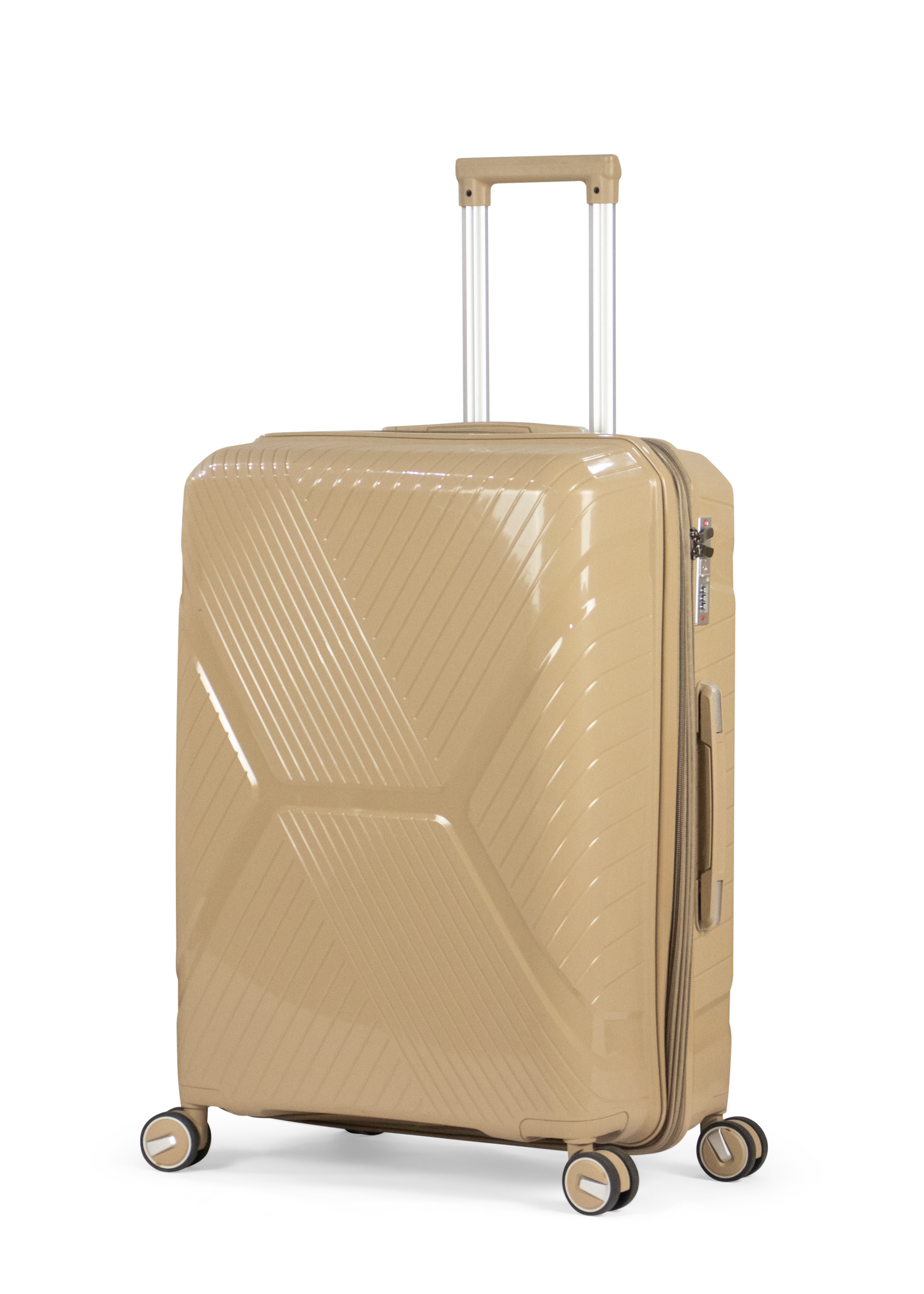 SAMARKAND - Comlpete Luggage Set 3 Piece -UNBREAKABLE PP(Beige)
