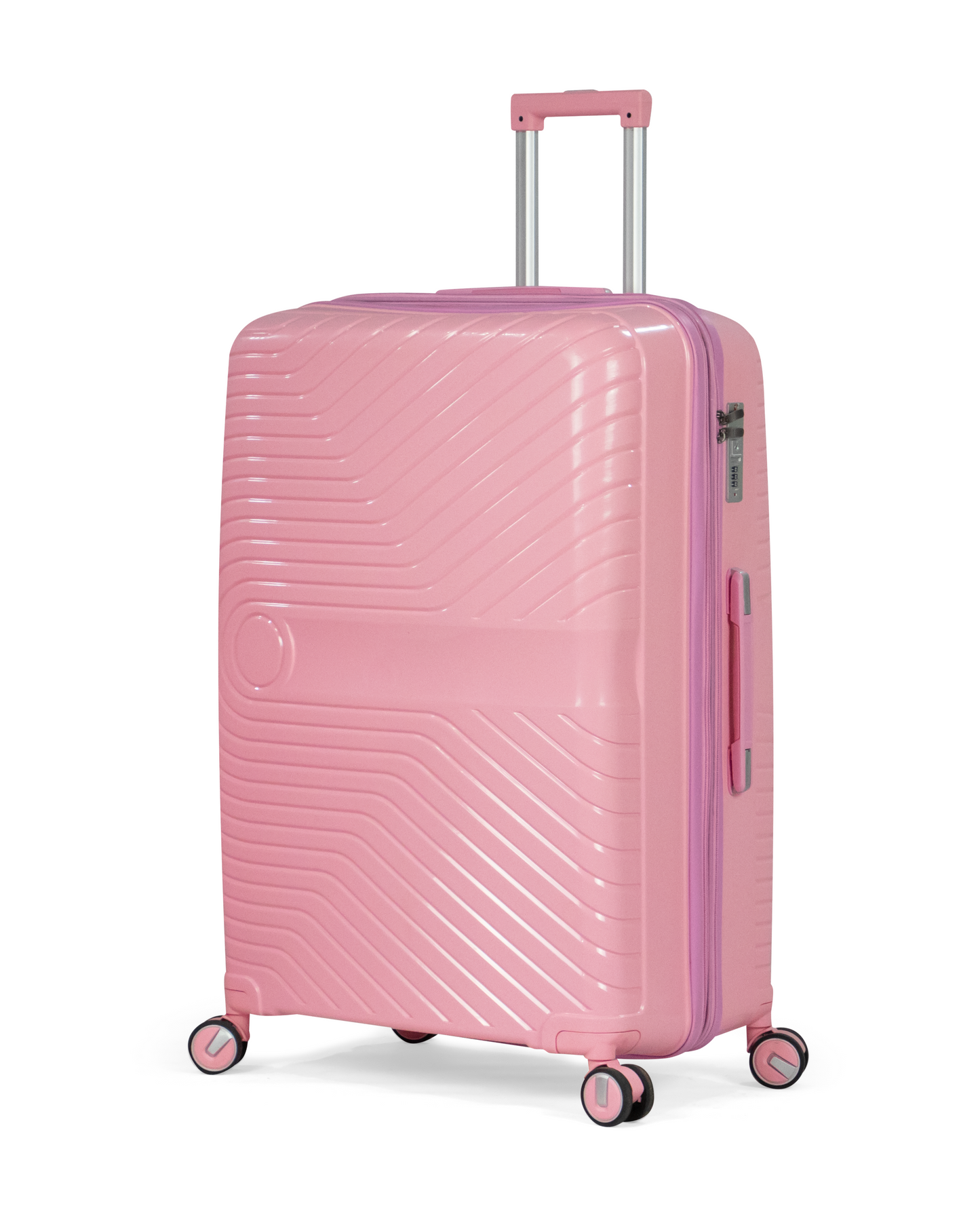 TAJ- Comlpete Luggage Set 3 Piece -UNBREAKABLE PP(Pink)