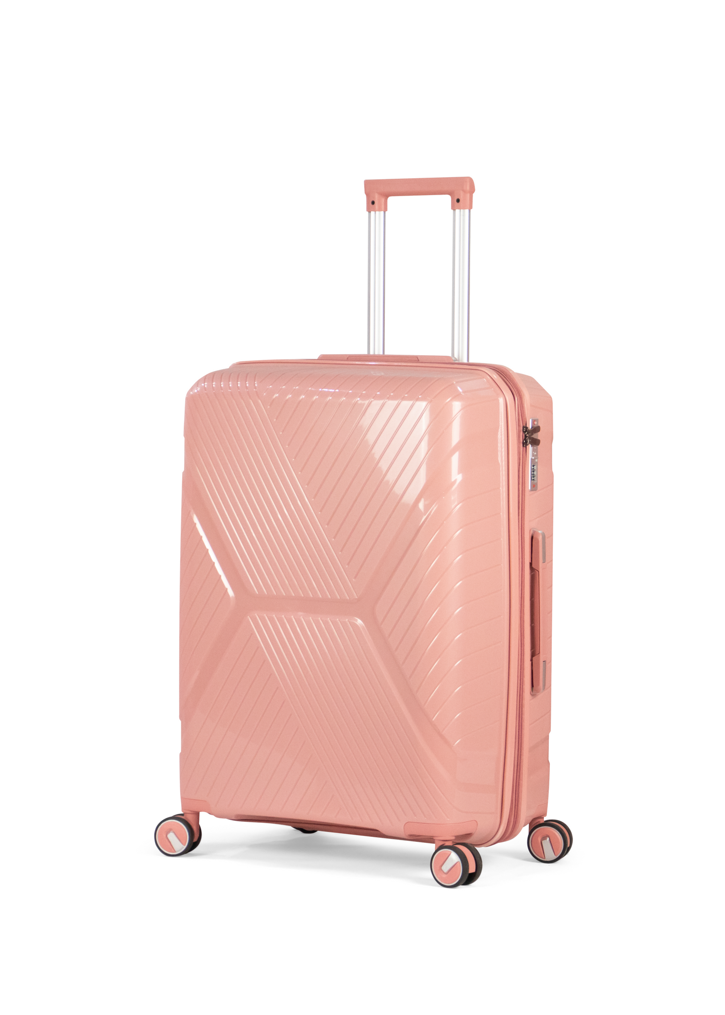 SAMARKAND - Comlpete Luggage Set 3 Piece -UNBREAKABLE PP(Rose Gold)