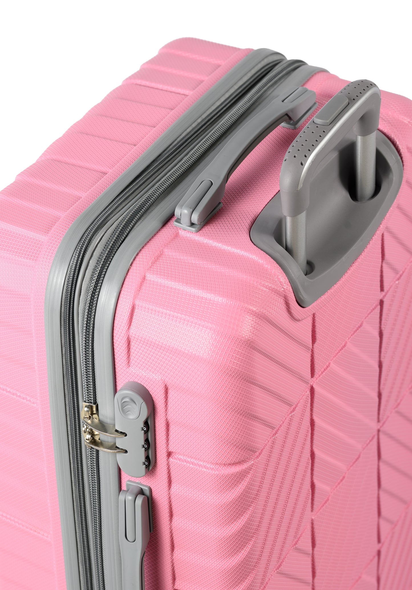 PETRA -Complete Luggage Set 4 Piece -ABS(Pink)