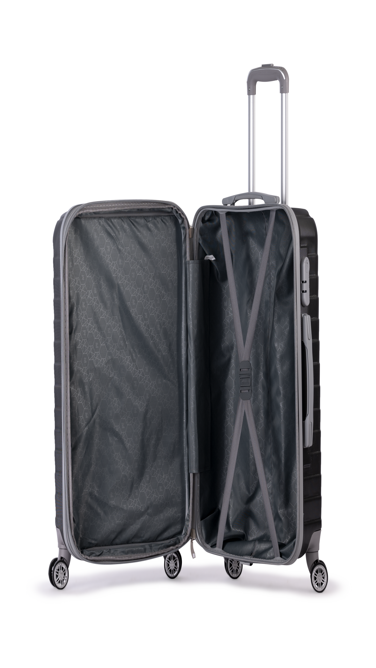 Luggage - LOUVRE- with spinner wheels - 78 cm -BLACK( large)