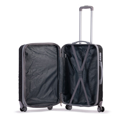 RIO -Complete Luggage Set 3 Piece -ABS(Black)