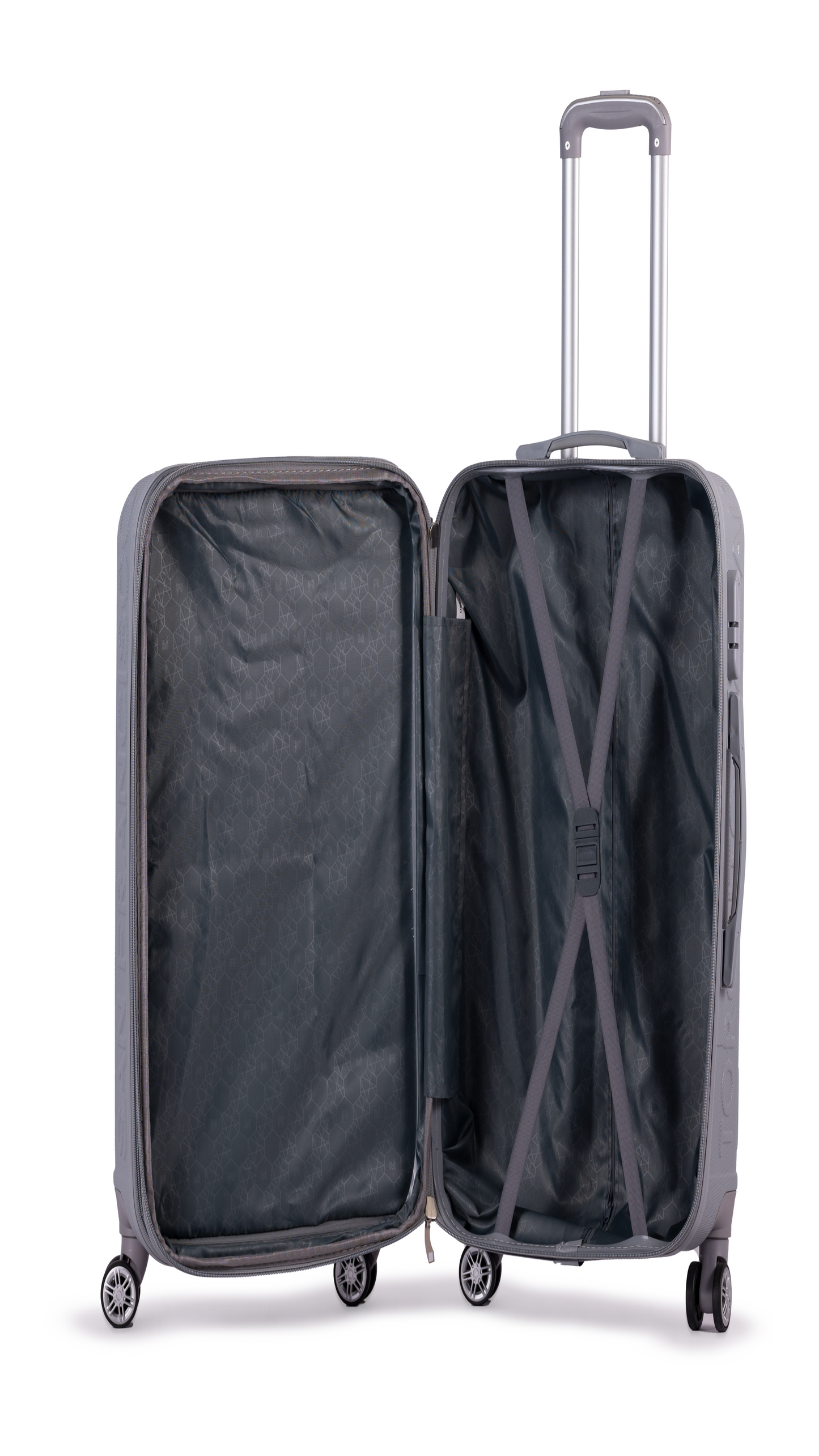RIO -Complete Luggage Set 3 Piece -ABS(silver)