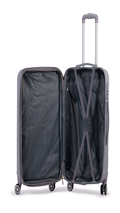 RIO -Complete Luggage Set 3 Piece -ABS(silver)