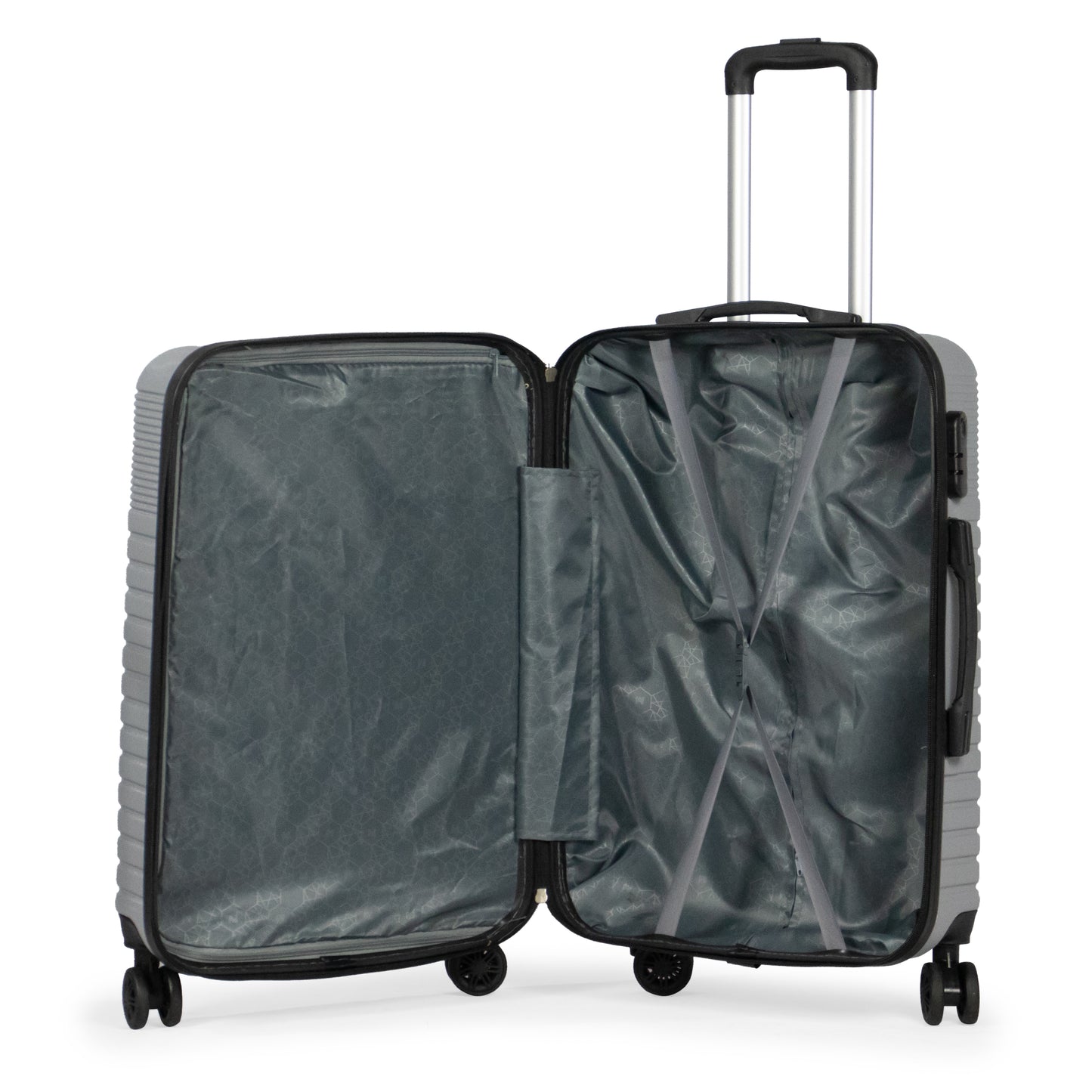 SINTRA -Complete Luggage Set 3 Piece -ABS(Silver)