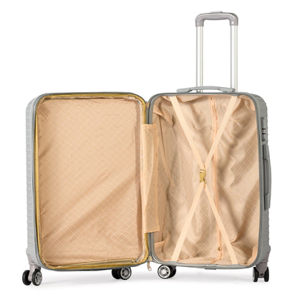 PETRONAS -Complete Luggage Set 6 Piece -ABS(Grey)