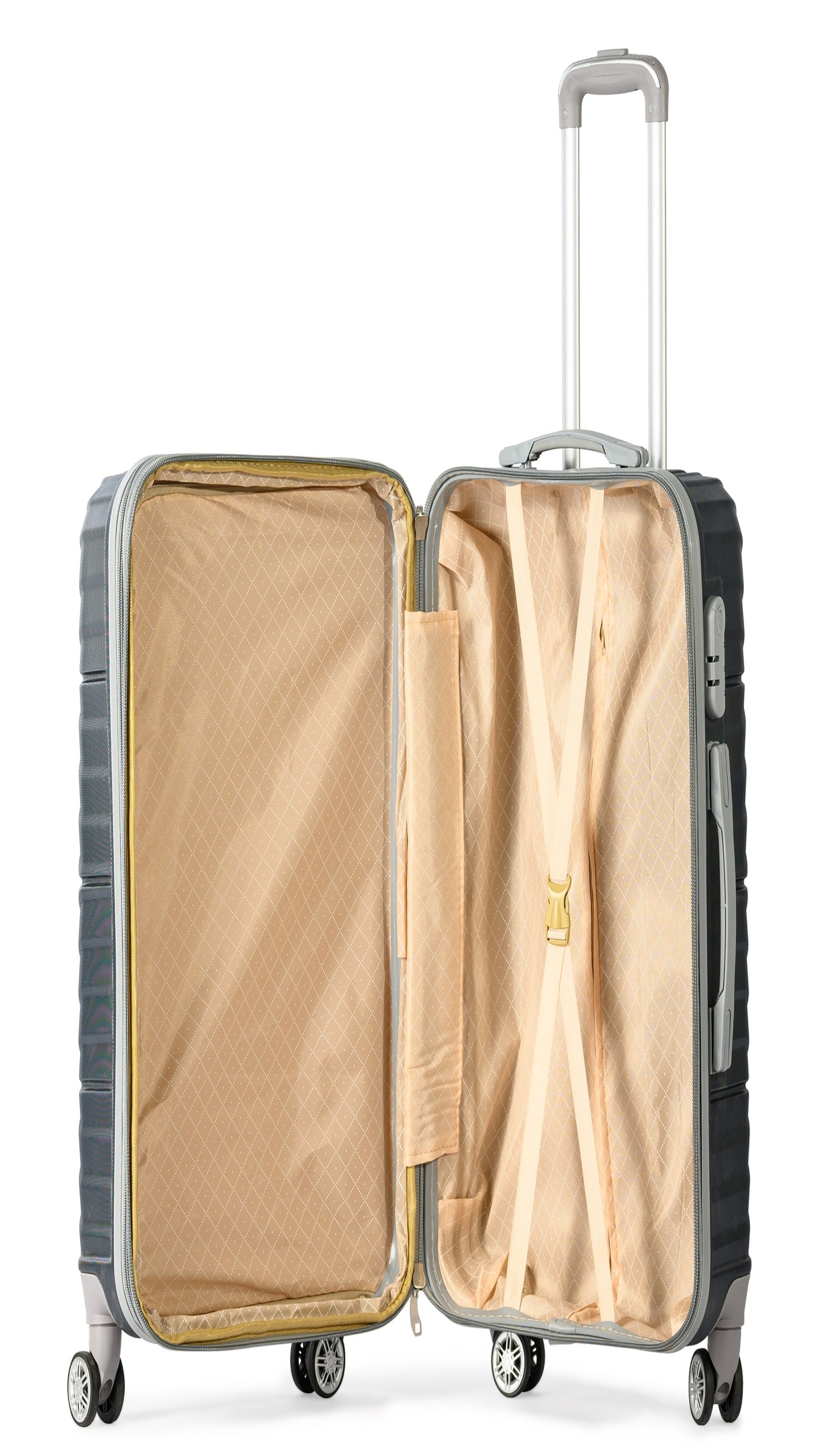 PETRA -Complete Luggage Set 4 Piece -ABS(Blue)