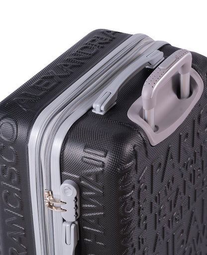 RIO -Complete Luggage Set 3 Piece -ABS(Black)