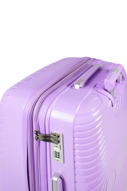 TAJ- Comlpete Luggage Set 3 Piece -UNBREAKABLE PP(purple)