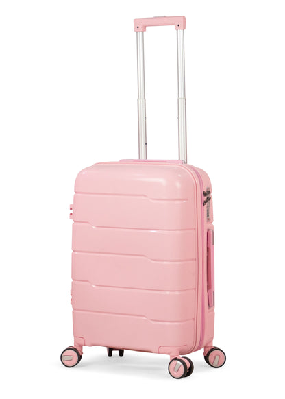 KILIMANJARO - Complete Luggage Set 3 Piece -UNBREAKABLE PP(Pink)