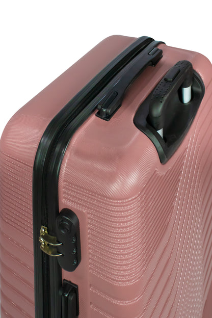 SINTRA -Complete Luggage Set 3 Piece -ABS(Rose gold)